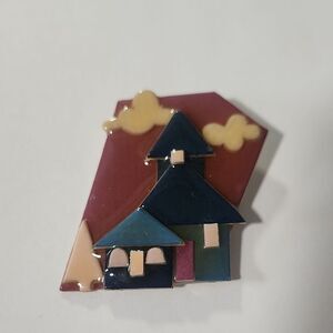 House Pins By Lucinda brooch Vintage